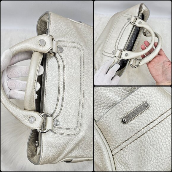 Cรฉline Boogie Metallic Pearl Handbag - Picture 14 of 17